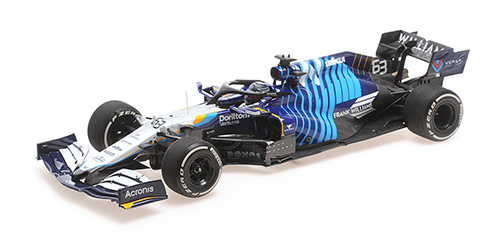 WILLIAMS RACING MERCEDES FW43B – GEORGE RUSSELL – SAUDI ARABIAN GP 2021 1:18 model