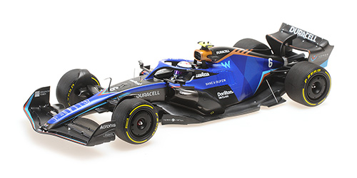 WILLIAMS RACING FW44 – NICHOLAS LATIFI- MIAMI GP 2022 1:18 model