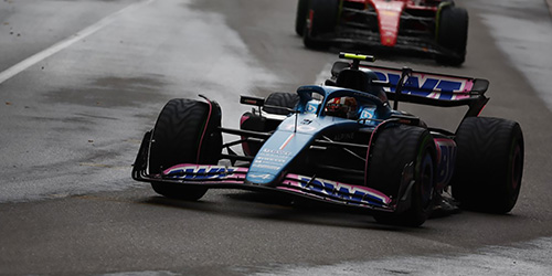 BWT ALPINE F1 TEAM A523 – PIERRE GASLY – MONACO GP 2023 1:18 model