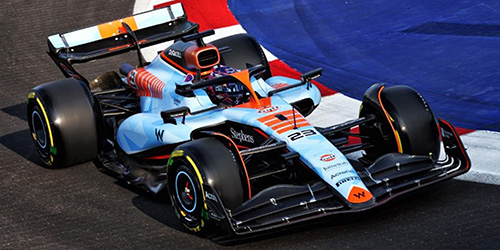 WILLIAMS RACING FW45 – ALEX ALBON – SINGAPORE GP – 2023 1:18 model