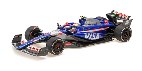 VISA CASH RB FORMULA ONE TEAM VCARB 01 – YUKI TSUNODA – JAPANESE GP 2024 1:18 model