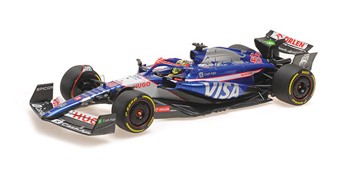 VISA CASH RB FORMULA ONE TEAM VCARB 01 – AYUMU IWASA – FP1 – JAPANESE GP 2024 1:18 model