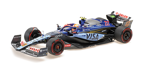 VISA CASH RB FORMULA ONE TEAM VCARB 01 – YUKI TSUNODA – SINGAPORE GP 2024 1:18 model