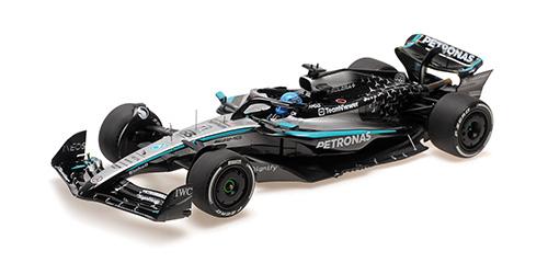 MERCEDES-AMG PETRONAS FORMULA ONE TEAM F1 W16 E PERFORMANCE – GEORGE RUSSELL – WINNER CANADA GP 2025 1:18 model