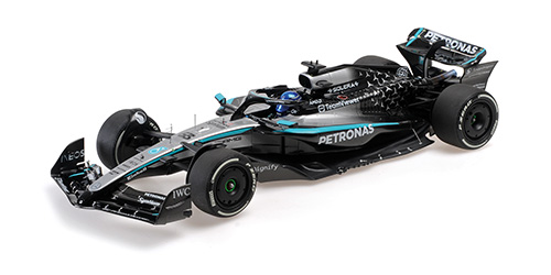 MERCEDES-AMG PETRONAS FORMULA ONE TEAM F1 W16 E PERFORMANCE – GEORGE RUSSELL – WINNER SINGAPORE GP 2025 1:18 model