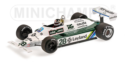 WILLIAMS FORD FW07B – CARLOS REUTEMANN – 1980 1:18 model