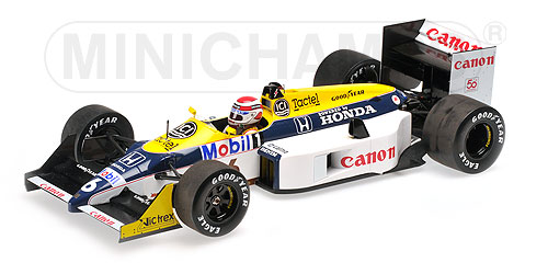 WILLIAMS HONDA FW11B – NELSON PIQUET – WORLD CHAMPION 1987 1:18 model