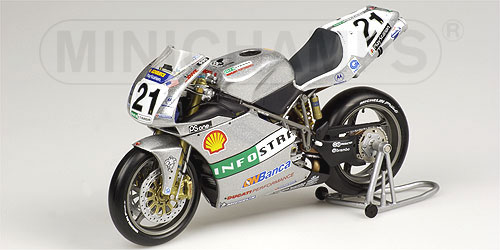 DUCATI 996 SBK – TROY BAYLISS – TEAM DUCATI-INFOSTRADA – WORLD SUPERBIKE 2001 IMOLA 1:12 model