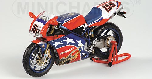 DUCATI 998S – BEN BOSTROM – ROAD VERSION – REPLICA 2002 1:12 model