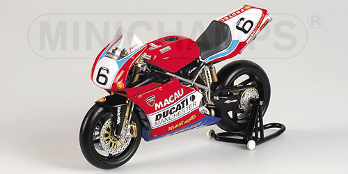 DUCATI 998 RS – MICHAEL RUTTER – TEAM DUCATI MANCHESTER – WORLD SUPERBIKE 2002 MACAU 1:12 model
