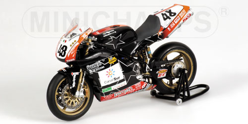 DUCATI 998 RS – DAVIC GARCIA – TEAM CARACCHI NCR NORTEL NETW. – WORLD SUPERBIKE 2003 1:12 model