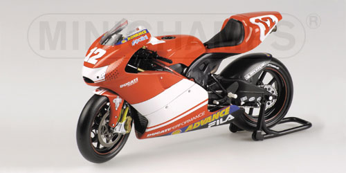 DUCATI DESMOSEDICI – TROY BAYLISS – TEAM DUCATI MARLBORO – MOTOGP 2003 1:12 model