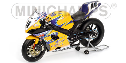 SUZUKI GSX-R1000 – TROY CORSER – TEAM ALSTARE SUZUKI CORONA EXTRA – WORLD SUPERBIKE 2005 1:12 model