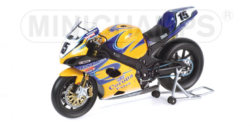 SUZUKI GSX-R1000 K6 – FABIEN FORET – TEAM ALSTARE SUZUKI CORONA EXTRA – WORLD SUPERBIKE 2006 1:12 model