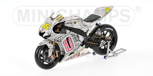 YAMAHA YZR-M1 – VALENTINO ROSSI – TEAM FIAT YAMAHA – MOTOGP 2007 VALENCIA L.E. 3999 pcs. 1:12 model