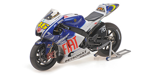 YAMAHA YZR-M1 – TEAM FIAT YAMAHA – VALENTINO ROSSI – WORLD CHAMPION MOTOGP 2009 – DIRTY VERSION - L.E. 946 pcs. 1:12 model