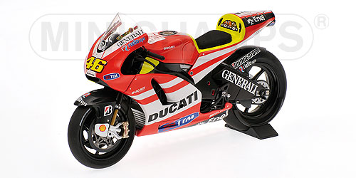 DUCATI DESMOSEDICI – VALENTINO ROSSI – SHOW BIKE 2011 L.E. 4299 pcs. 1:12 model