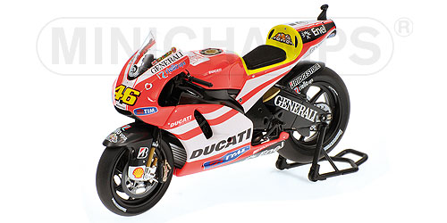 DUCATI DESMOSEDICI – VALENTINO ROSSI – MOTOGP 2011 L.E. 3212 pcs. 1:12 model