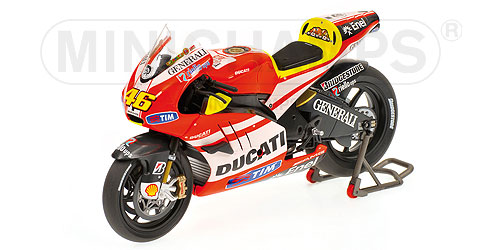 DUCATI DESMOSEDICI – VALENTINO ROSSI – UNVEILING 2011 L.E. 6399 pcs. 1:12 model