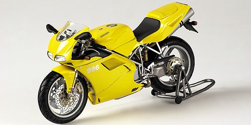 DUCATI 996 SUPERBIKE STREET VERSION – 1999 – YELLOW 1:12 model