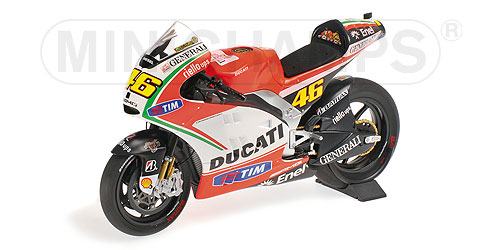 DUCATI DESMOSEDICI GP12 – VALENTINO ROSSI – MOTOGP 2012 1:12 model