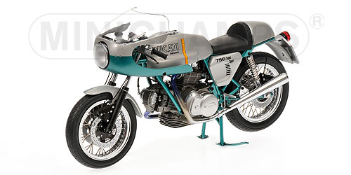 DUCATI 750 SUPER SPORT – 1977 – SILVER/BLUE 1:12 model