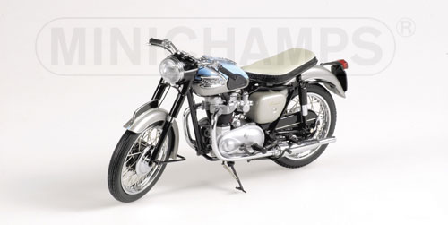 TRIUMPH BONNEVILLE T120 – 1959 – BLUE/GREY 1:12 model
