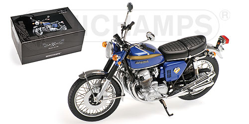 HONDA CB750 – 1968 – BLUE 1:12 model