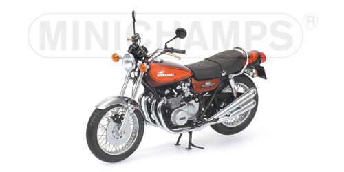 KAWASAKI Z1 900 SUPER 4 – 1973 – BROWN/ORANGE 1:12 model