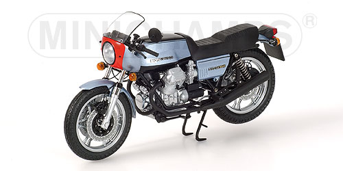 MOTO GUZZI 850 MKI LE MANS – 1976 – SILVER/BLUE 1:12 model