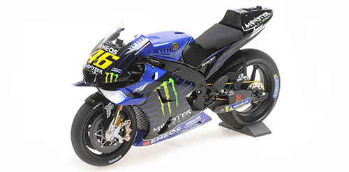 YAMAHA YZR-M1 – MONSTER ENERGY YAMAHA MOTOGP – VALENTINO ROSSI – TEST SEPANG 2020 1:12 model