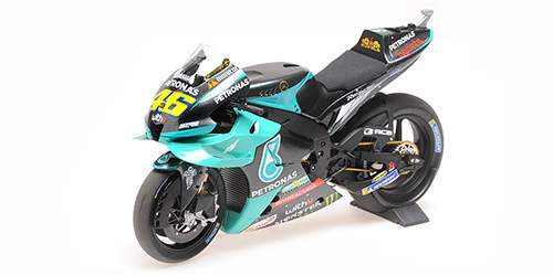 YAMAHA YZR-M1 – TEAM PETRONAS YAMAHA SRT – VALENTINO ROSSI – TEST QATAR 2021 - L.E. 1002 pcs. 1:12 model