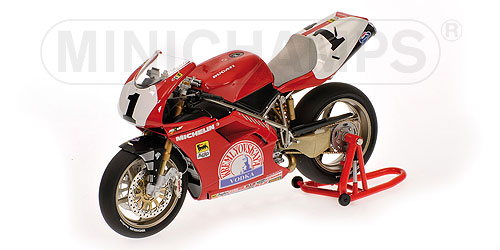 DUCATI 916 – CARL FOGARTY – TEAM DUCATI CORSE VIRGINIO FERRARI – WORLD CHAMPION WSB 1995 1:12 model