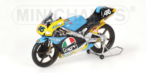 APRILIA 125 CCM – VALENTINO ROSSI – TEAM AGV APRLIA – GP 125 1996 1:12 model