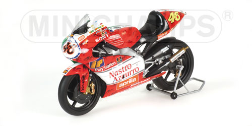 APRILIA 250CCM – VALENTINO ROSSI – TEAM APRILIA GRAND PRIX RACING – WORLD CHAMPION GP 250 1999 IMOLA 1:12 model