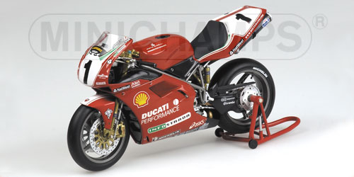 DUCATI 996 – CARL FOGARTY – TEAM DUCATI PERFORMANCE – WORLD CHAMPION – WORLD SUPERBIKE 1999 1:12 model