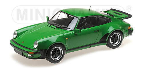 PORSCHE 911 TURBO – 1977 – GREEN METALLIC 1:12 model