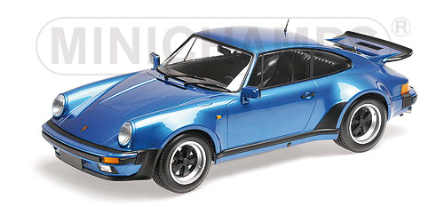 PORSCHE 911 TURBO – 1977 – BLUE METALLIC 1:12 model