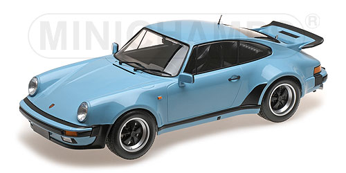 PORSCHE 911 TURBO – 1977 – BLUE 1:12 model