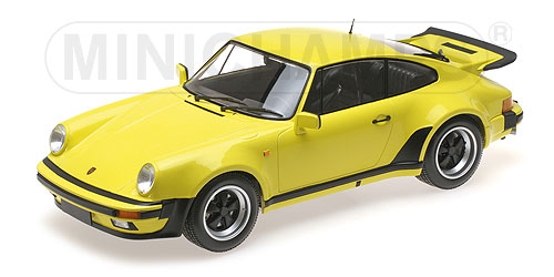 PORSCHE 911 TURBO – 1977 – LIGHT YELLOW L.E. 100 pcs. 1:12 model