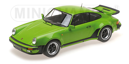 PORSCHE 911 TURBO – 1977 – LIGHT GREEN L.E. 100 pcs. 1:12 model