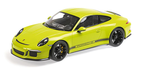 PORSCHE 911 R – 2016 – LICHTGRUEN W/ BLACK WRITING 1:12 model