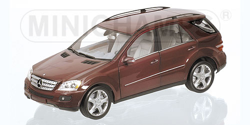 MERCEDES-BENZ M-CLASS (LHD) (W164) – 2005 – RED METALLIC 1:18 model