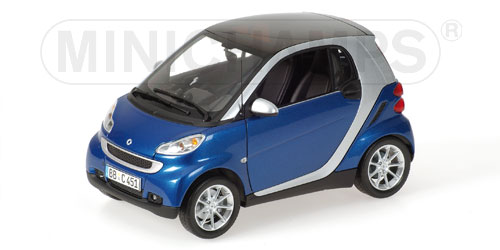 SMART FORTWO (LHD) – 2007 – BLUE METALLIC 1:18 model
