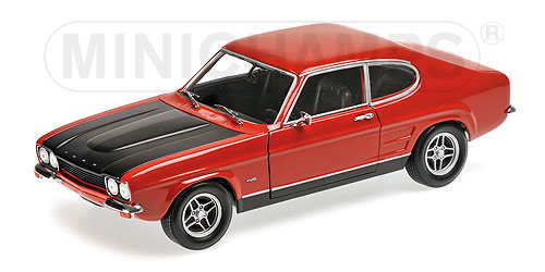 FORD CAPRI RS 2600 – 1970 – RED/BLACK (LHD) L.E. 576 pcs. 1:18 model
