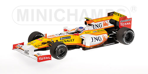 ING RENAULT F1 TEAM – R29 – CAR NO. #8 – ROMAIN GROSJEAN – 2009 L.E. 522 pcs. 1:18 model