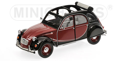 CITROEN 2CV – 1981 – ‘CHARLESTON’ – RED/BLACK 1:18 model
