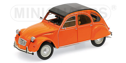 CITROEN 2CV – 1976 – ORANGE 1:18 model