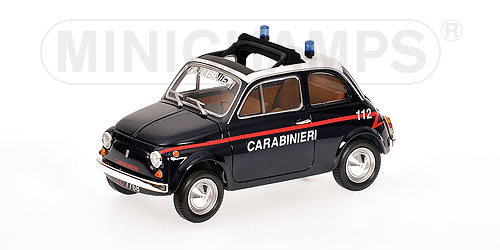 FIAT 500 – 1968 – ‘CARABINIERI’ 1:18 model