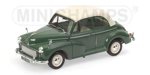MORRIS MINOR CABRIOLET (RHD) – 1959 – GREEN 1:18 model